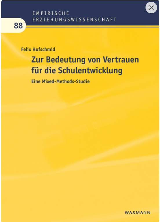 Publication of Dr Felix Hufschmid’s doctoral thesis