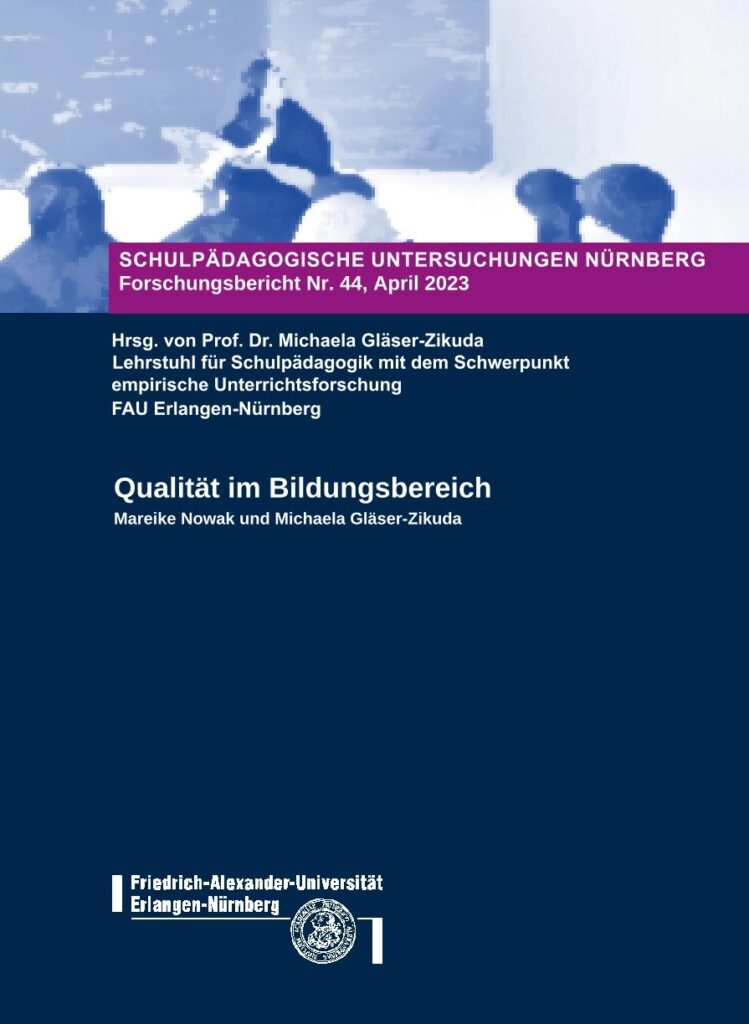 SUN Band Nr. 44: Qualität im Bildungsbereich